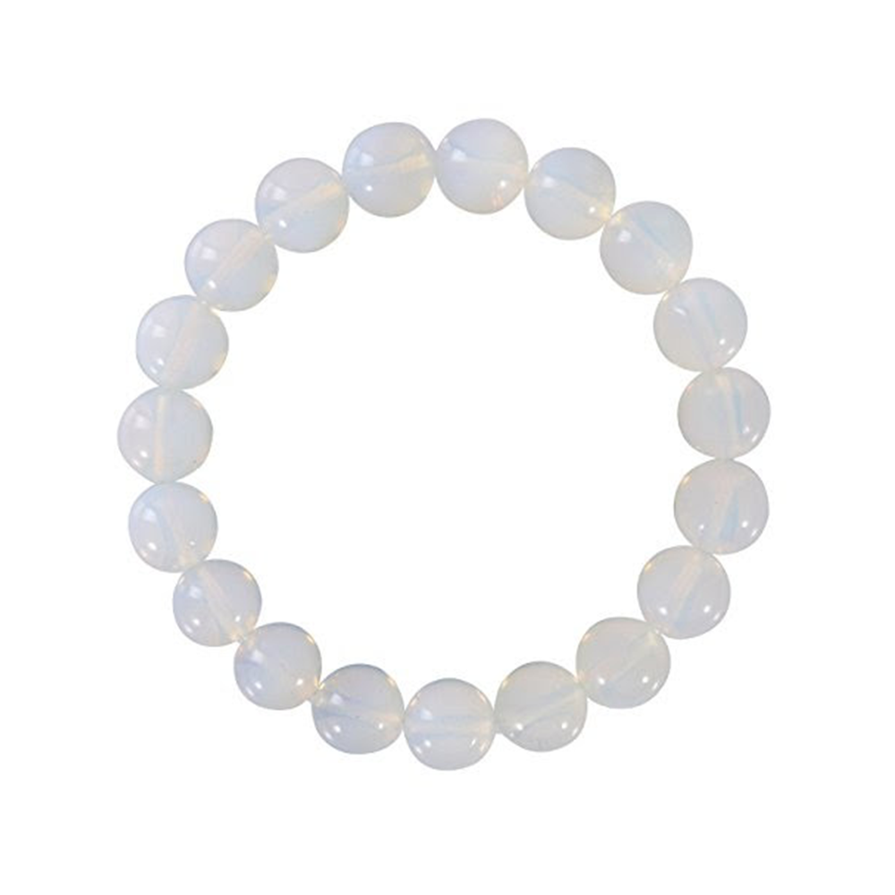 Buy Reiki Crystal Products Kiwi Moonstone Bracelet, Round Bead 6 mm Bracelet  for Reiki Healing and Crystal Healing Stones Online at Best Prices in India  - JioMart.