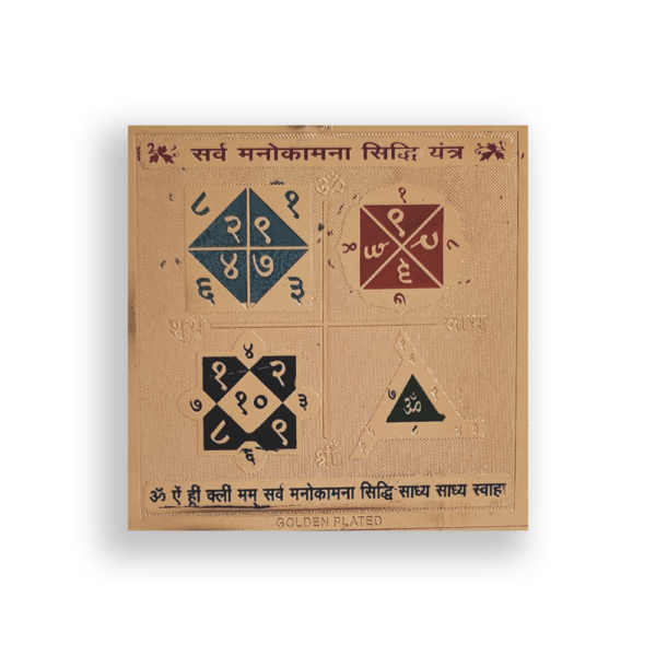 sarvamanokamana sidhhi yantra